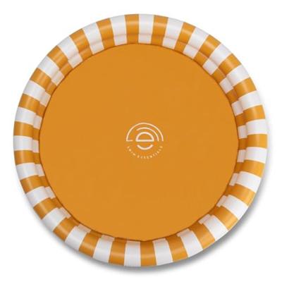 Swim Essentials Kinder Zwembad Geel Wit Gestreept 100 cm