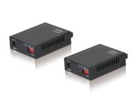 LevelOne FVT-2202 100Mbit/s Zwart netwerk media converter - thumbnail