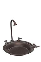 Vogelbad sfeerkraan ø 33 cm H32 cm - koper - thumbnail