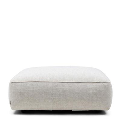 Rivièra Maison Hocker 'Hamilton' Gemêleerde stof, kleur Antique White