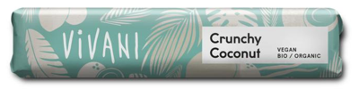 Vivani Chocolate To Go crunchy coconut vegan bio 35 Gram