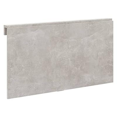 Wandtafel inklapbaar 100x60x56 cm bewerkt hout betongrijs - thumbnail