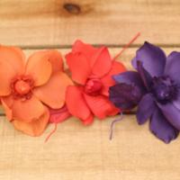 Bonbon doosjes - Chocolade doosje - Helleborus diverse kleuren - 24 stuks - thumbnail