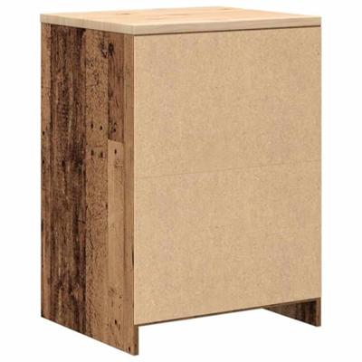 Garagekast 60x51x85 cm massief grenenhout oud hout