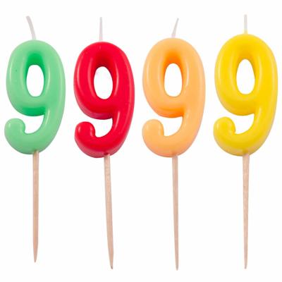 Cijferkaarsje 9 jaar Cijferkaarsje 9 jaar