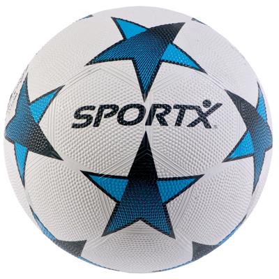SportX voetbal rubber blue star 360-380gr