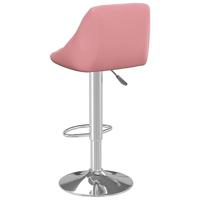 Barkrukken 2 st fluweel roze - thumbnail