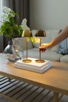 KonstSmide Oplaadbare tafellampEze goud - 7840-801 - thumbnail