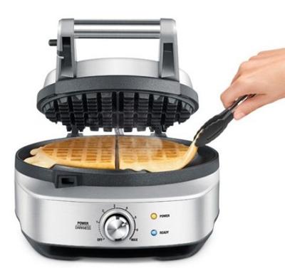 Sage THE NO-MESS WAFFLE Wafelmaker Zilver