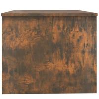Salontafel 80x50x42,5 cm bewerkt hout gerookt eikenkleurig - thumbnail