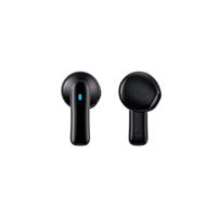 SPC Zion 2 Play – draadloze bluetooth-hoofdtelefoon voor 28-uurs batterij met meerdere ladingen, ultracompact, touch-bediening, handsfree, spraakassistent en USB-C oplaadkoffer, zeer klein, zwart - thumbnail