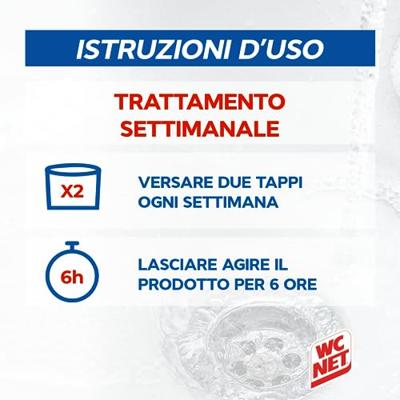 WC NET ontstopper afvoerbuizen, fles van 1 l