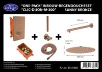 Best Design Regendoucheset One Pack Inbouw Thermostaat Dijon M300 PVD Brons - thumbnail