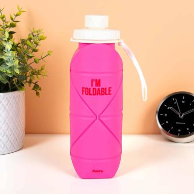 Opvouwbare waterfles - Roze