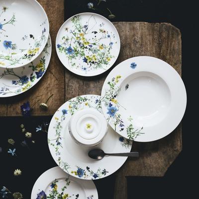 ROSENTHAL - Brillance Fleurs des Alpes - Diep Bord 21cm ROSENTHAL - Brillance Fleurs des Alpes - Diep Bord 21cm