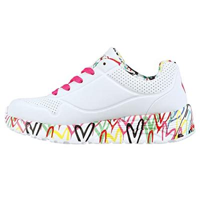 Skechers Uno Lite - Lovey Luv 314976L/WMLT Wit-33 maat 33