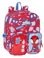 Schoolrugzak Spider-Man Rescue Blauw Rood 22 x 27 x 10 cm - thumbnail