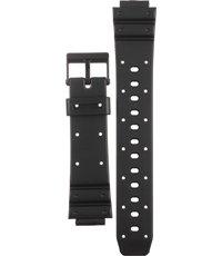 Horlogeband Casio 70607875 Rubber Zwart 14mm Horlogeband Casio 70607875 Rubber Zwart 14mm