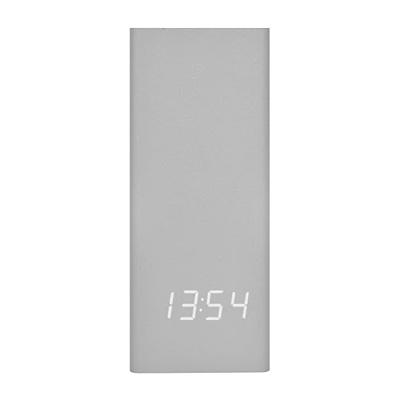 TFA Dostmann 60.2041.15 Tafelklok Kwarts Grijs, Geel - thumbnail