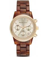 Horlogeband Michael Kors MK6346 Staal Bruin 18mm - thumbnail