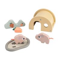 Done By Deer tiny farm houten speelset pigee - thumbnail