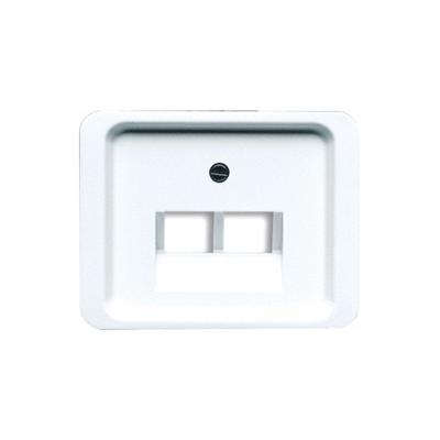 Busch-Jaeger 2CKA001710A2033 UAE-, IAE-, ISDN-contactdoos Afdekking Verkeerswit, Wit 1 stuk(s)