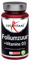Lucovitaal Foliumzuur + vitamine D3 tabletten 120 Tabletten - thumbnail