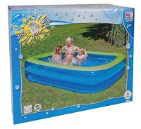 Wehncke Family Opblaas Zwembad 262x175x50 cm Blauw/Groen - thumbnail