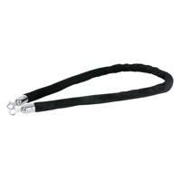 Showgear Showgear Velvet Rope Silver Hook Zwart - thumbnail