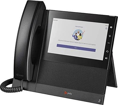 POLYCOM CCX 600 Business Media Phone. Microsoft Teams/SFB. PoE. Levering zonder voeding