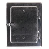 Firefix 2093 Schoorsteendeur Zilver - thumbnail