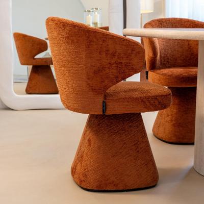 Richmond Eetkamerstoel 'Gatsbi' Chenille, kleur Koper