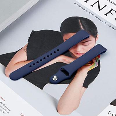 Fitbit Inspire 1 / HR / Ace 2 siliconen bandje - Maat: Large - Blauw
