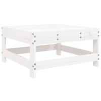 3-delige Loungeset massief grenenhout wit - thumbnail