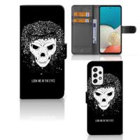 Telefoonhoesje met Naam Samsung Galaxy A53 Skull Hair - thumbnail