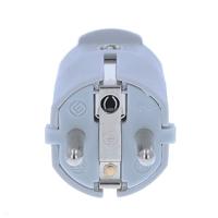 AS Schwabe 62220 Stekker met randaarde PVC 230 V Grijs - thumbnail