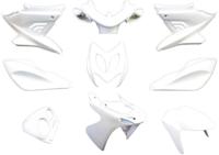 Edge Plaatset 9-delig voor yamaha aerox tot bouwjaar 2014 - mat wit - thumbnail
