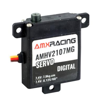Amewi Standaard servo AMXRacing AMHV2107MG Midi Analoge servo Materiaal (aandrijving): Metaal