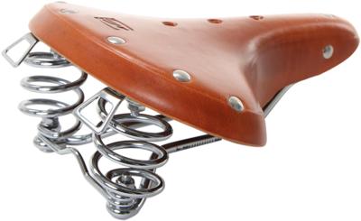 CONTEC zadel "classic exclusiv touring damen" ct saddle cl. excl. tour. leather lady honey