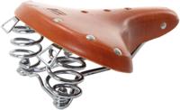 CONTEC zadel "classic exclusiv touring damen" ct saddle cl. excl. tour. leather lady honey - thumbnail