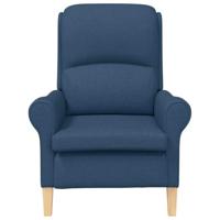Fauteuil Blauw 76 x 94 x 102 cm Stof - thumbnail