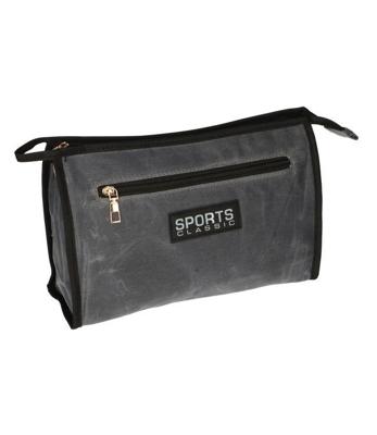 Traveller Toilettas sports classic military grijs/blauw 30cm x 24cm