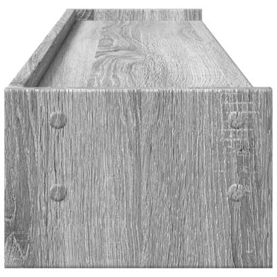 Monitorstandaard 100x24x16 cm bewerkt hout grijs sonoma eiken Monitorstandaard 100x24x16 cm bewerkt hout grijs sonoma eiken