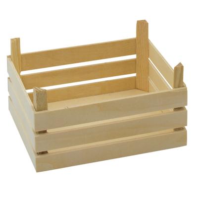 Goki houten groente- en fruitkist, set van 3 Goki houten groente- en fruitkist, set van 3