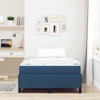 Boxspring bed Blauw en Zwart 120 x 200 cm - thumbnail