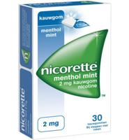 Nicorette Suikervrij Kauwgom 2 mg Menthol Mint - thumbnail