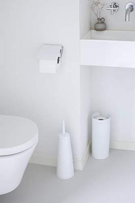 Brabantia renew toiletborstel met houder wit - thumbnail