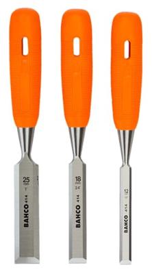 Bahco steekbeitelset 414 12-18-25 mm | 414-S3-EUR