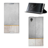 Sony Xperia L1 Book | Wallet Case | Wood Concrete - thumbnail