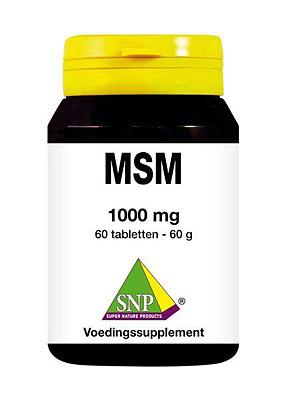 SNP MSM 1000mg 60 Tabletten SNP MSM 1000mg 60 Tabletten